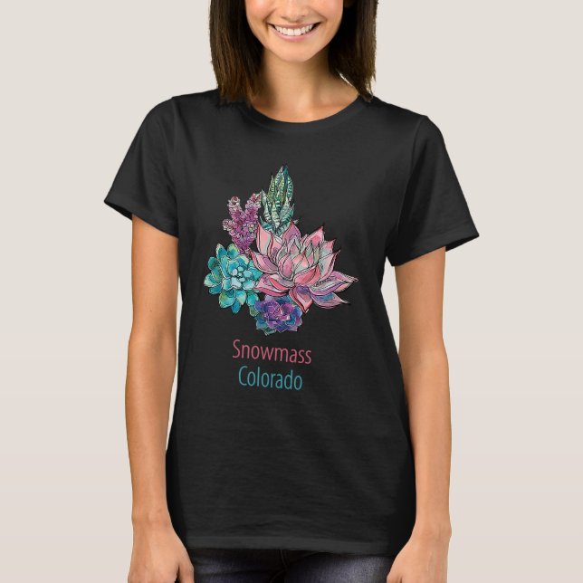 Camiseta Snowmass  Colorado  Souvenir (Frente)