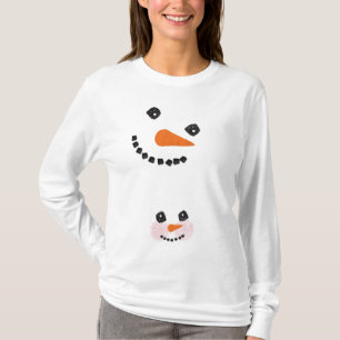 Camiseta Snowmmy e Baby por Leslie Harlow