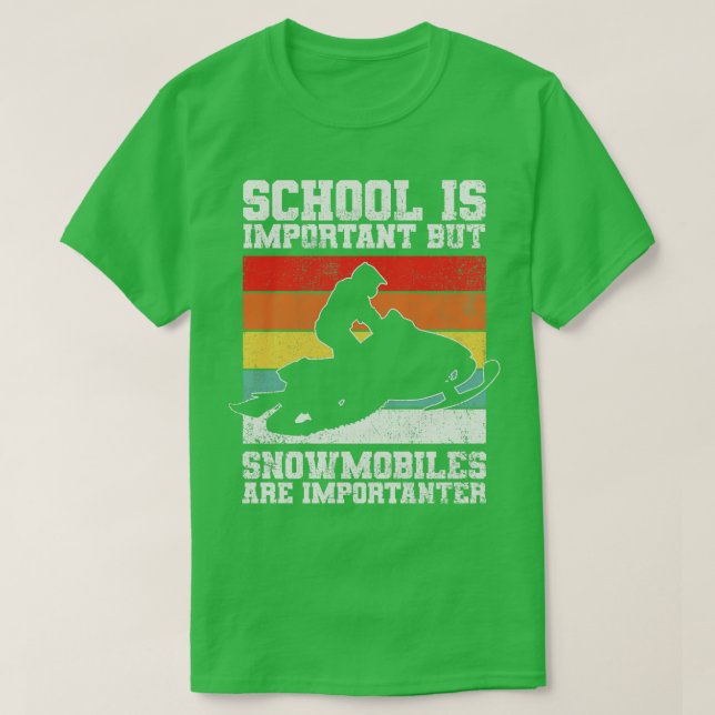 Camiseta Snowmobile (Frente do Design)