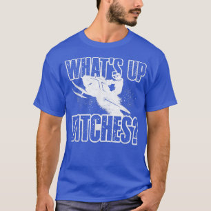 Camiseta Snowmobile A Caminhar Snowmobiling Whats Up Ditche