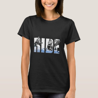 Camiseta Snowmobile Ride Snowmobily Winter Sport Skiers S