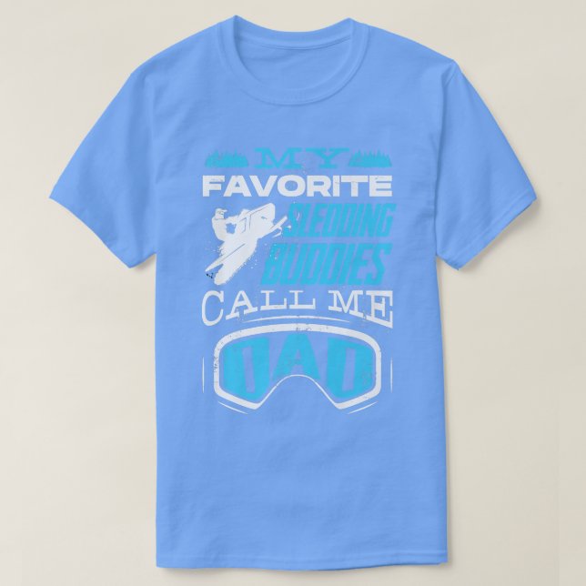 Camiseta Snowmobile Riding Snowmobiler Pais Snowmobiler (Frente do Design)