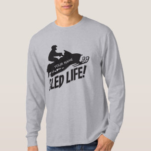Camiseta Snowmobile Sled Life Rider