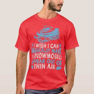 Camiseta Snowmobile Sledding MagicSnow MachineSnowmobiling 
