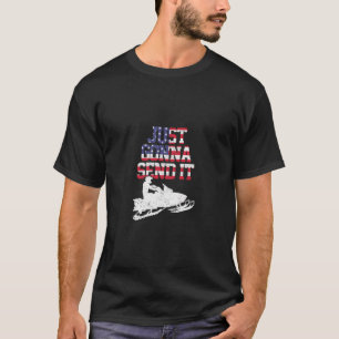 Camiseta Snowmobile Vai Enviar Um Motor Engraçado Gif