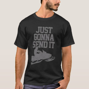 Camiseta Snowmobile Vai Enviar Um Motor Engraçado Gif