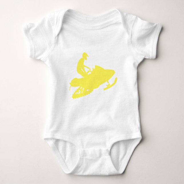 Camiseta Snowmobiler/trenó (Frente)