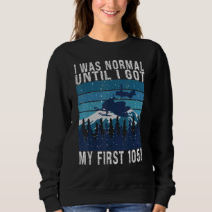 Camiseta Snowmobiling Eu estava normal até eu ter os meus p