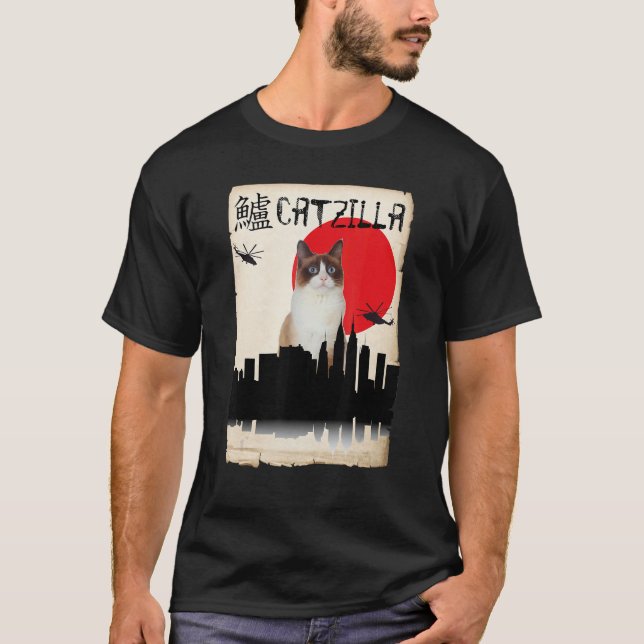 Camiseta Snowshoe Catzilla 1 (Frente)