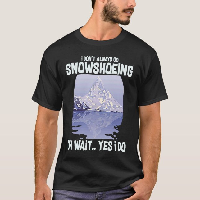 Camiseta Snowshoz Boots Snowshoers Caminhos de Calçado 4 (Frente)