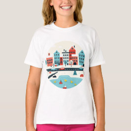 Camiseta Snowy city