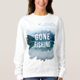 Camiseta Snowy Mountain Lake Partiu a Pesca