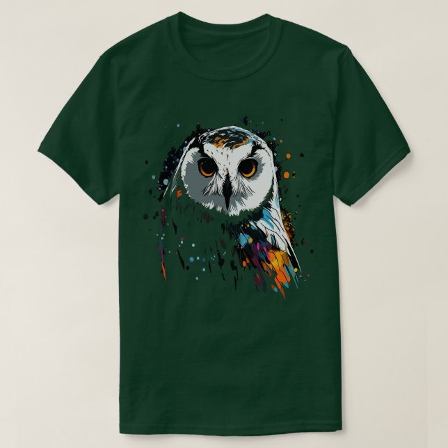 Camiseta Snowy Owl (Frente do Design)