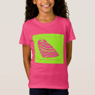 Camiseta Snowy Owl diz "Dia da Alô"