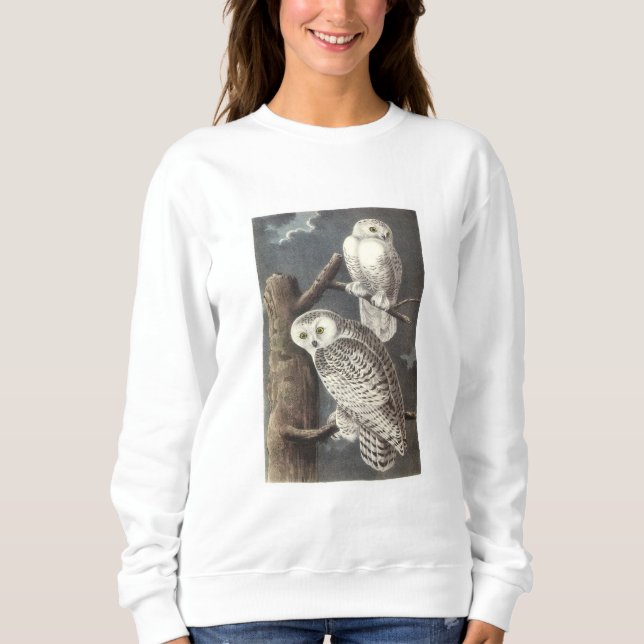 Camiseta Snowy Owl por Audubon (Frente)