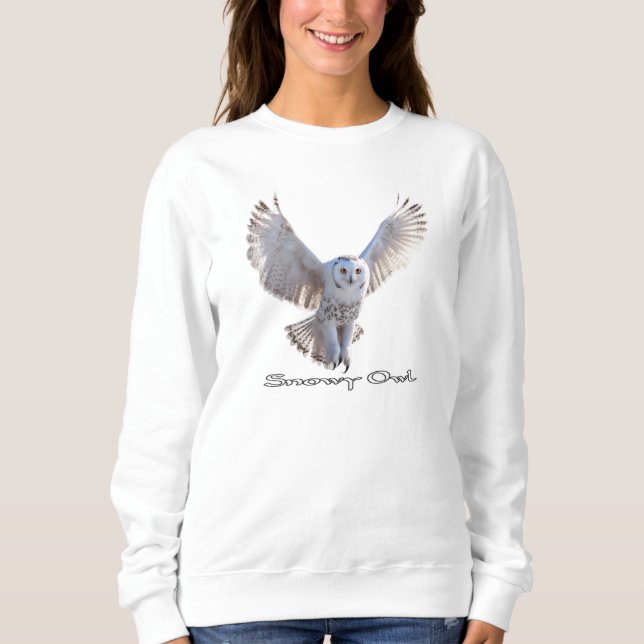 Camiseta Snowy Owl Sweatshirt (Frente)