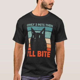 Camiseta Só 3 animais, depois vou morder gajos...