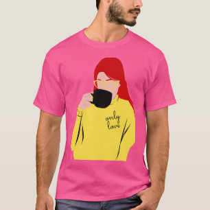 Camiseta Só ama uma mulher de cabelo vermelho com uma canec