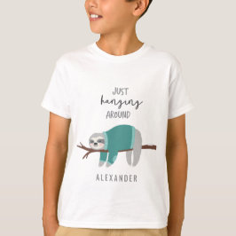 Camiseta Só andando em volta da preguiça