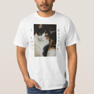 Camiseta Só Andando Por Aí Eu Adoro Gatos De Gatinho