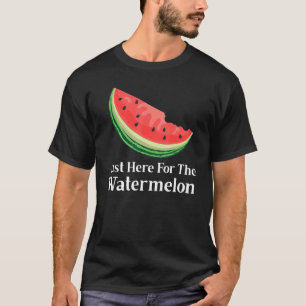 Camiseta Só Aqui Para A Fruta De Verão Da Melancia