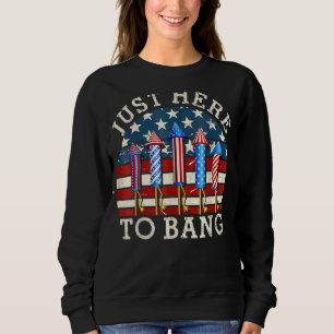 Camiseta Só Aqui Para Bang 4 De Julho, Bandeira Americana 1