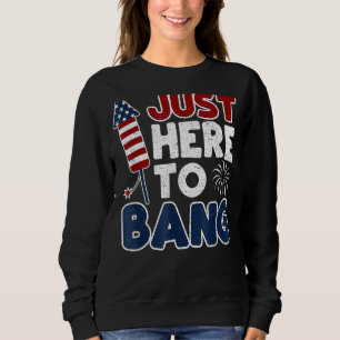 Camiseta Só Aqui Para Bang 4 De Julho, Bandeira Americana 9