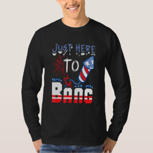 Camiseta Só Aqui Para Bang American 4 De Julho