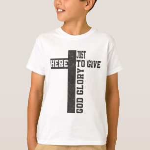 Camiseta Só Aqui Para Dar A Deus Um Dia de as Bruxas engraç
