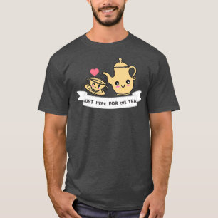 Camiseta Só Aqui Para O Chá