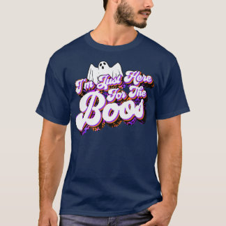 Camiseta Só Aqui Para O Engraçado Fantasma Leopard Hallowe