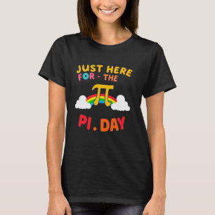 Camiseta Só Aqui Para O Feliz Pi Day Professor De Matemátic