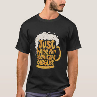 Camiseta Só Aqui Para Schitzengiggles German Oktoberfest