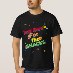 Camiseta Só aqui pelos SNACKS! Humor