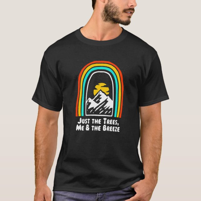 Camiseta Só As Árvores Eu E O Camping Breeze Introdução C (Frente)