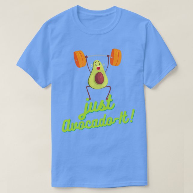 Camiseta Só Avocado É engraçado como Engraçado Avocado (Frente do Design)