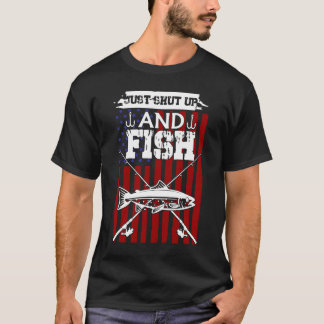 Camiseta Só Calar a Boca e Pescar