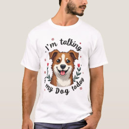 Camiseta Só conversa de cães