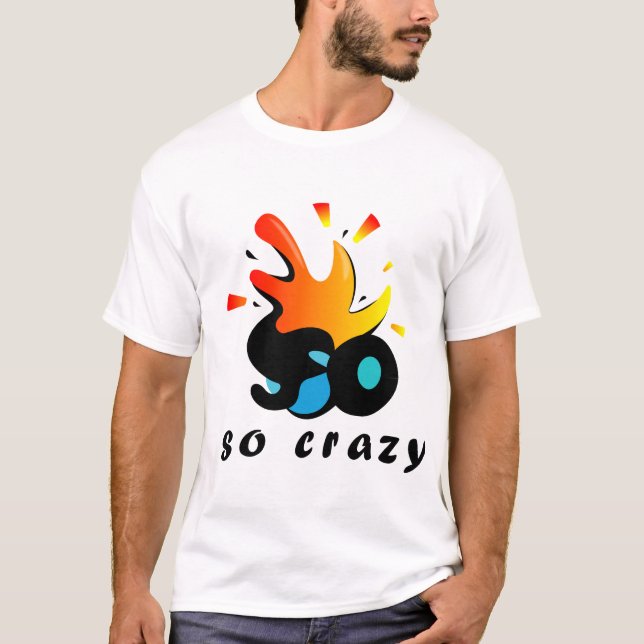 Camiseta So Crazy Splash (Frente)