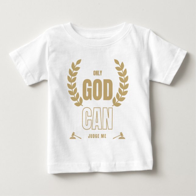 Camiseta Só Deus Pode Me Julgar Bíblia (Frente)