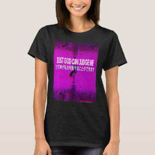 Camiseta Só Deus Pode Vaporwave Aestetizar Japonês