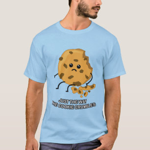 Camiseta Só Do Jeito Que O Biscoito Se Desmorona! Trocadilh
