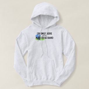 Camiseta Só estou aqui para a Banda de Marche Blue Shako