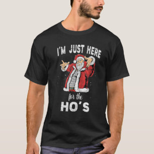 Camiseta Só estou aqui para a Engraçada Noite de Natal