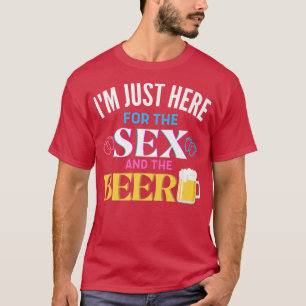 Camiseta Só estou aqui para a revista "Se" e "Beer Gender"