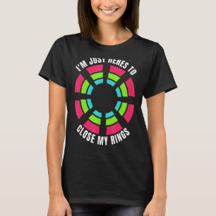 Camiseta Só estou aqui para fechar o ginásio do anel