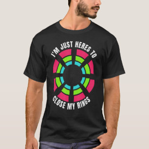 Camiseta Só estou aqui para fechar o ginásio do anel