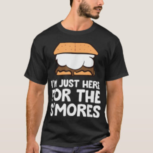 Camiseta Só Estou Aqui Para O Smores Campfire S'Mores