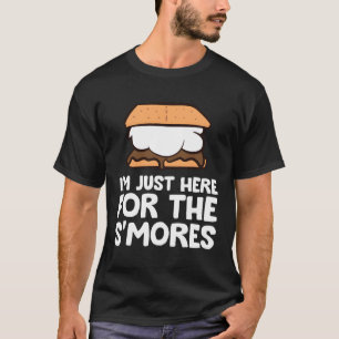 Camiseta Só Estou Aqui Para O Smores Campfire S'Mores