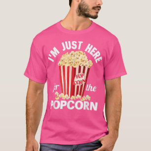 Camiseta Só estou aqui para o Teatro de Cinema Popcorn Cina